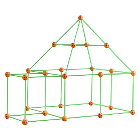 VEVOR Glow In The Dark Fort Building Kit for Kids