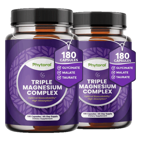 Phytoral Triple Magnesium Complex with Taurate Glycinate and Malate (360-Count)