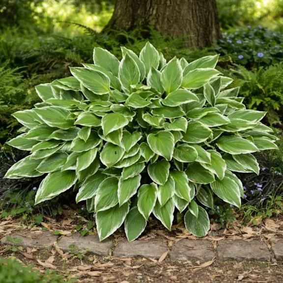 The Bare Root Green Hostas