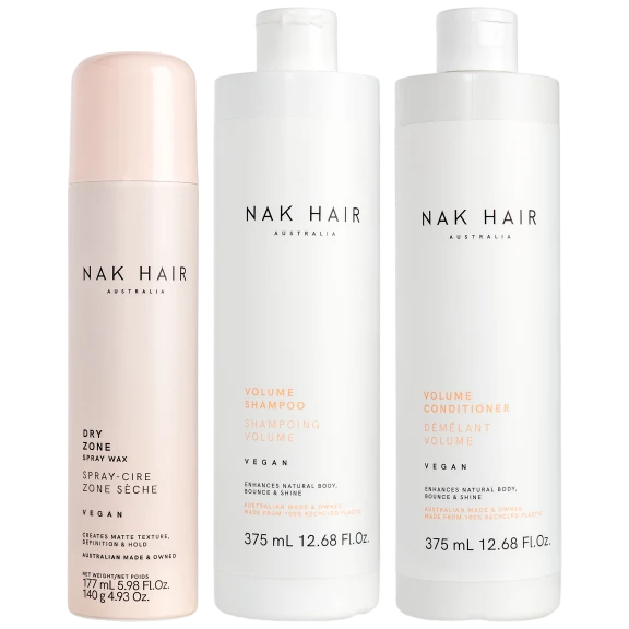 NAK Hair Australia 3-Piece Volume Haircare Set