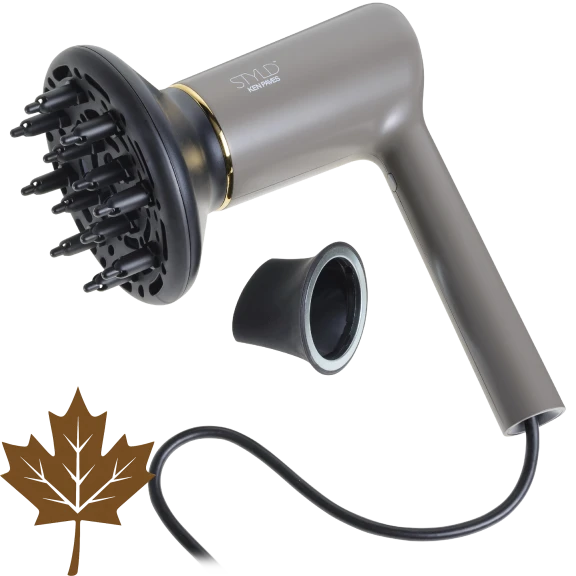 STYLD by Ken Paves SMRT Ionic Hair Dryer with Auto-Pause
