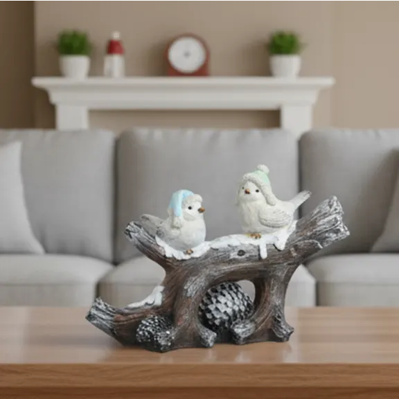Kringle Express Branch with Two Birds Figure