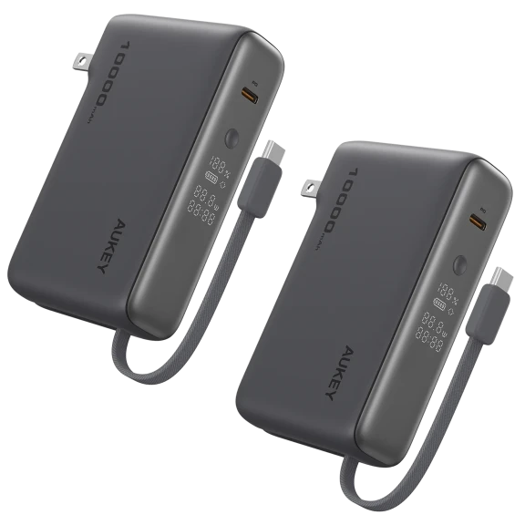 2-Pack: Aukey MixFlex Sling 30W PD 10,000mAh Power Banks