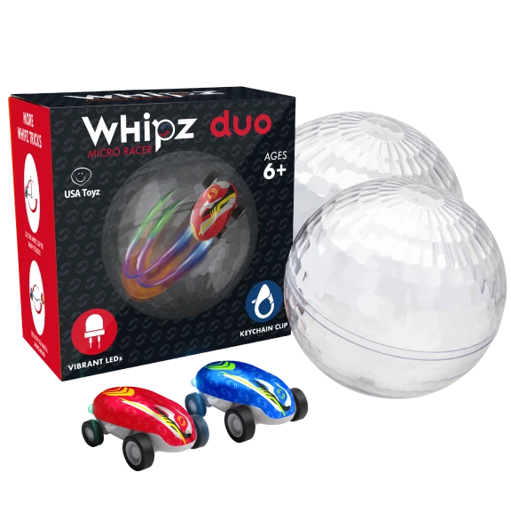 USA Toyz 2-Piece Whipz Micro Racers Toy Cars