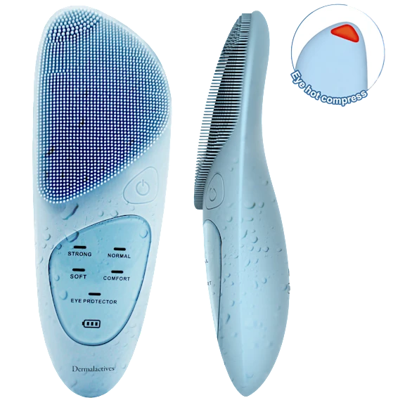 Dermalactives PureSkin Sonic Cleansing Brush with Heated Eye Care