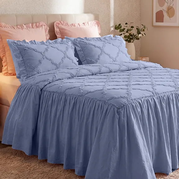 Emryn House 100% Cotton Chenille Bedspread Set