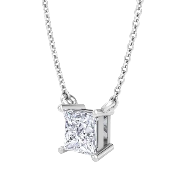 The Half-Carat Lab-Grown Diamond Solitaire Necklace