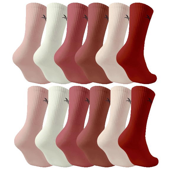 12-Pack: Extreme Fit Dri-Tech Moisture Control Crew Socks