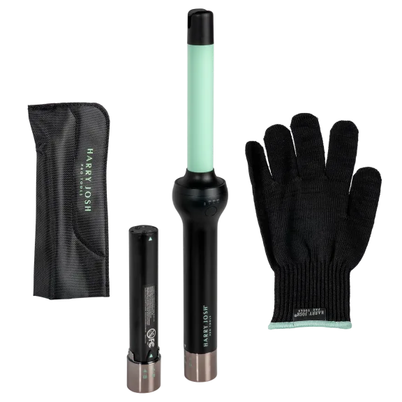 Harry Josh Pro Tools Cordless Ceramic Curling Wand with Backup Battery