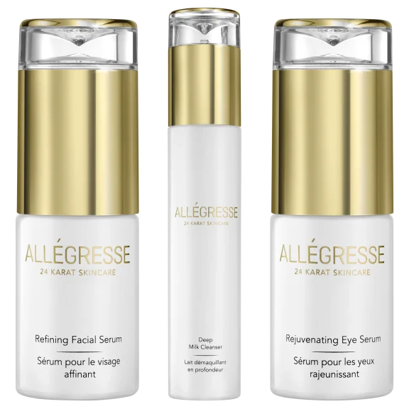 Allegresse 24 Karat 3-Piece Skincare Set