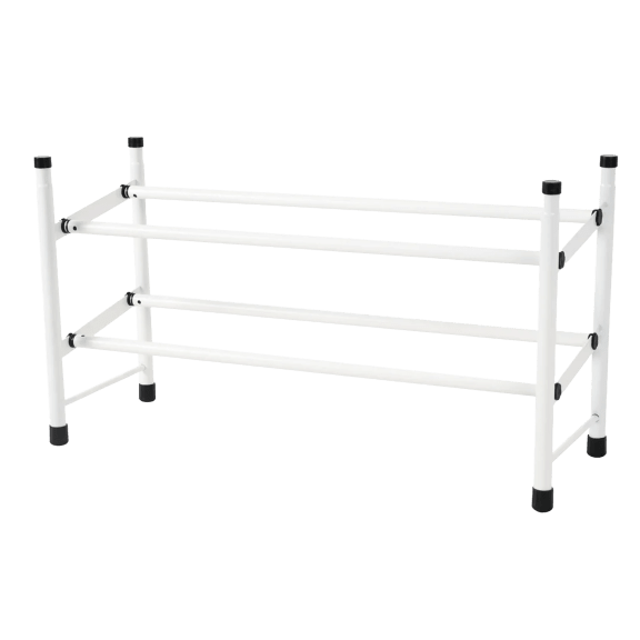 J&V Textiles Estante para Zapatos de 2 Niveles Expandible