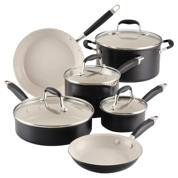 Anolon Advanced 9-Piece Ceramic Nonstick Cookware Set