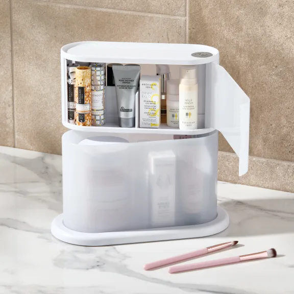 2-Pack: Polder 2-Tier Swivel Storage