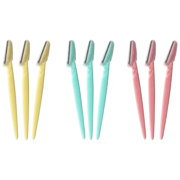 9-Pack: Eyebrow Precision Razors