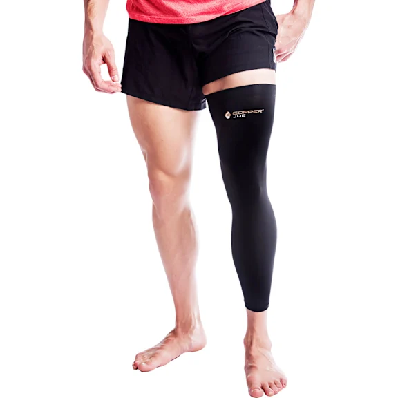 2-Pack: Copper Joe Full Leg Compression Sleeve