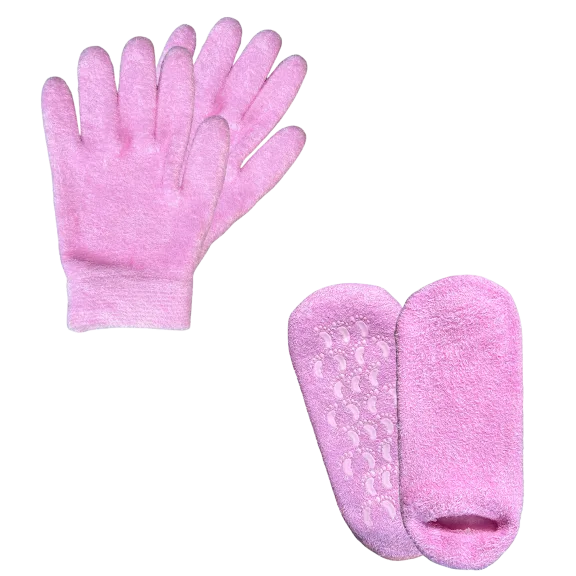 2-Pack: Seeboo Moisturizing Smooth Gel & Spa Socks and Gloves