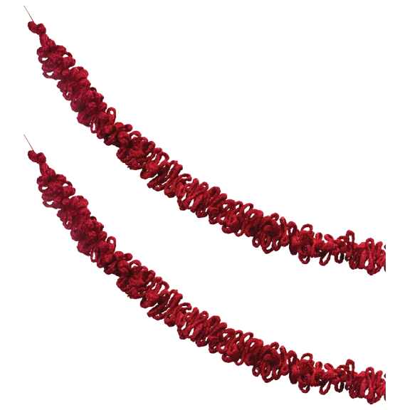 Melrose International 2-Piece Bunched Jute Garland Set