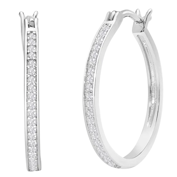 Aretes De Moisanita Brillante De 1/4 Quilate De Jaclyn Smith