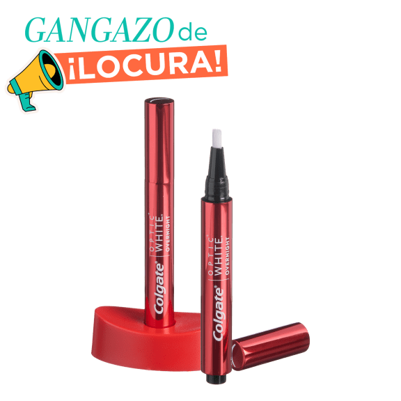 Paquete de 2: Colgate Optic White Plumas Blanqueadoras Dentales Nocturnas
