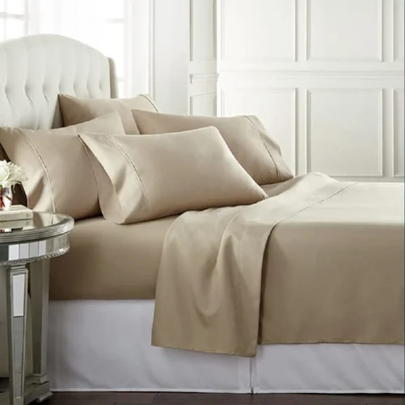 J&V Textiles 1000 Thread Count Deep Pocket Luxury Sheet Set