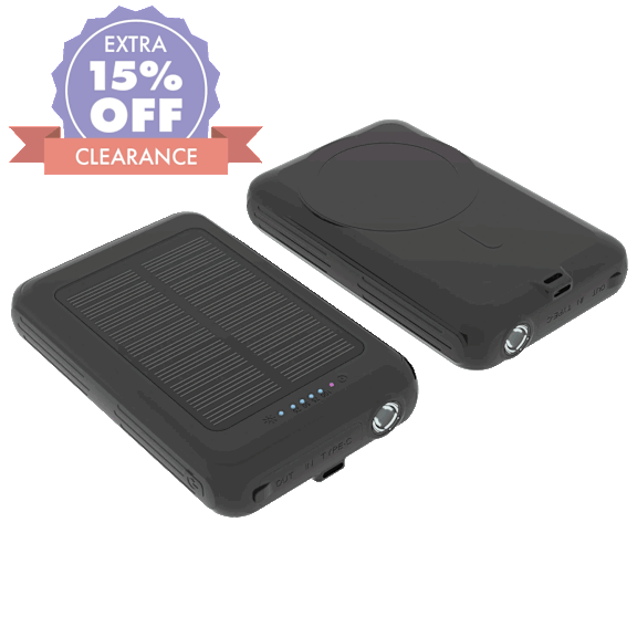 Brookstone 5000mAh Solar MagSafe Power Bank