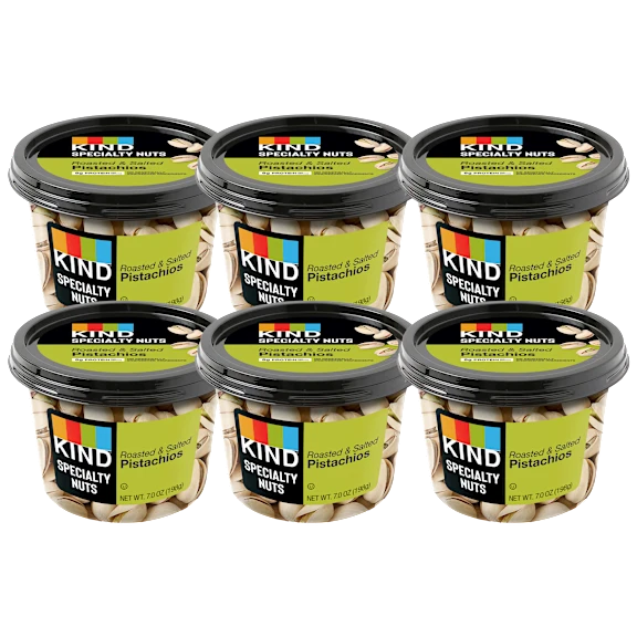 6-Pack: KIND Specialty Nuts Roasted and Salted in Shell Pistachios (BB 8/14/26)
