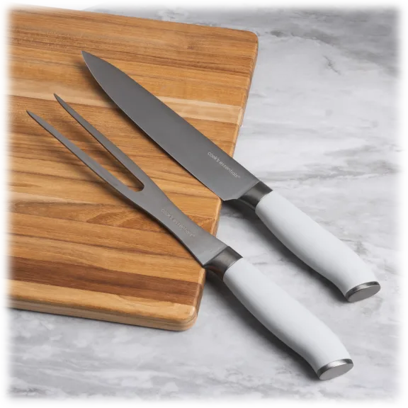 The Japanese Steel Carving Knife and Fork Set