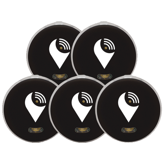 5-Pack TrackR Pixel Bluetooth Tracking Devices With EXTRA Batteries