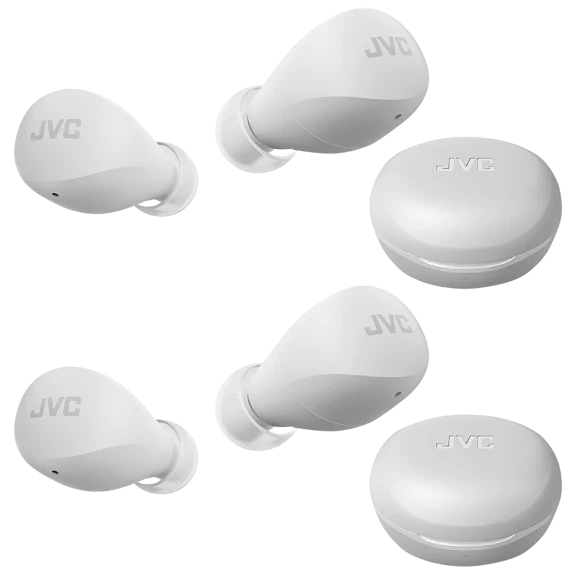 Paquete de 2: JVC Gumy Mini Audífonos True Wireless Stereo