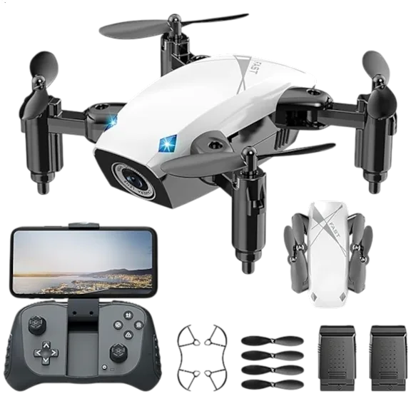 Sumeaut Mini Foldable RC Quadcopter Drone with Camera