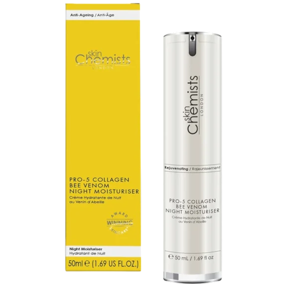 skinChemists Anti-Ageing Pro-5 Collagen Bee Venom Night Moisturiser