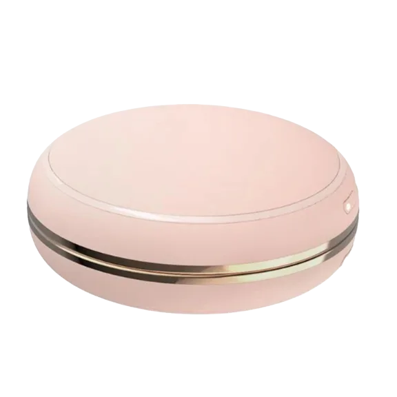 Multitasky Macaron 3-En-1: Batería Portátil, Calentador de Manos y Espejo