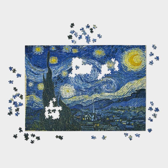 The Glare Free 1,000 Piece Starry Night Puzzle