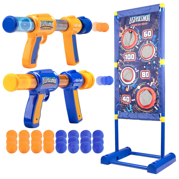 USA Toyz Astroshot Gemini Extreme Shooting Game with 2 Blasters