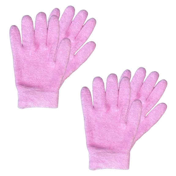2-Pack: Seeboo Moisturizing Smooth Gel & Spa Gloves