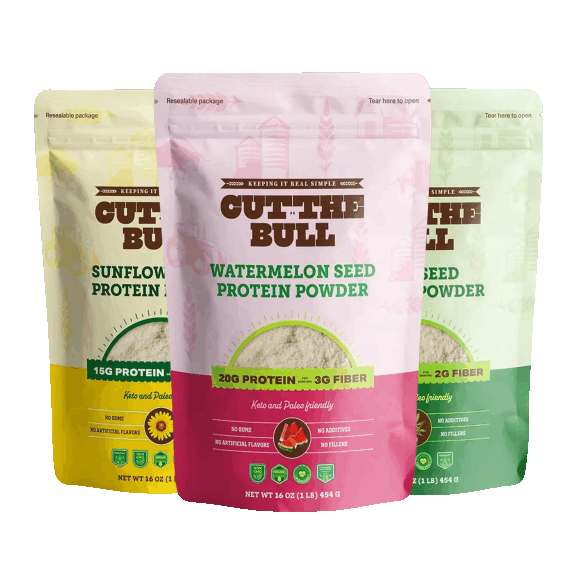 3-Pack: Cut The Bull Protein Single-Ingredient Protein Powder