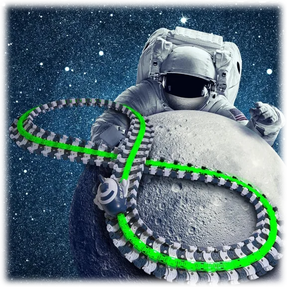 The Glow-in-the-Dark Space Track Set