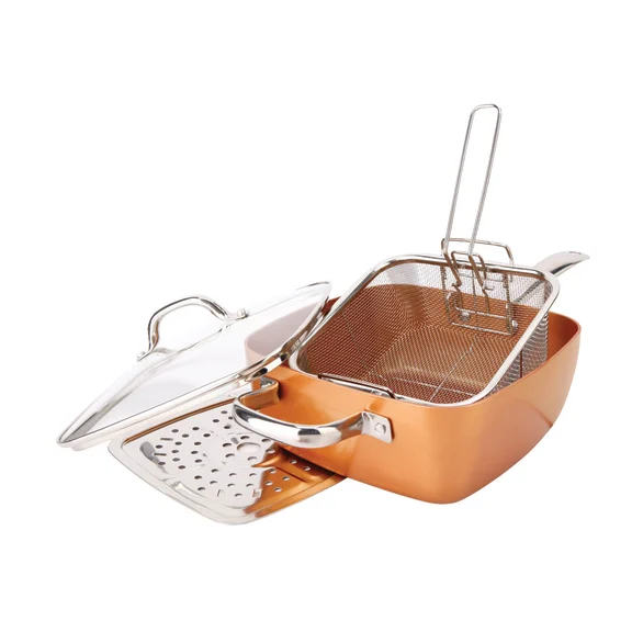 Copper Cook 4-Piece Cookware Set