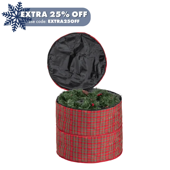 Bethlehem Lights Double Wreath or Garland Storage Bag