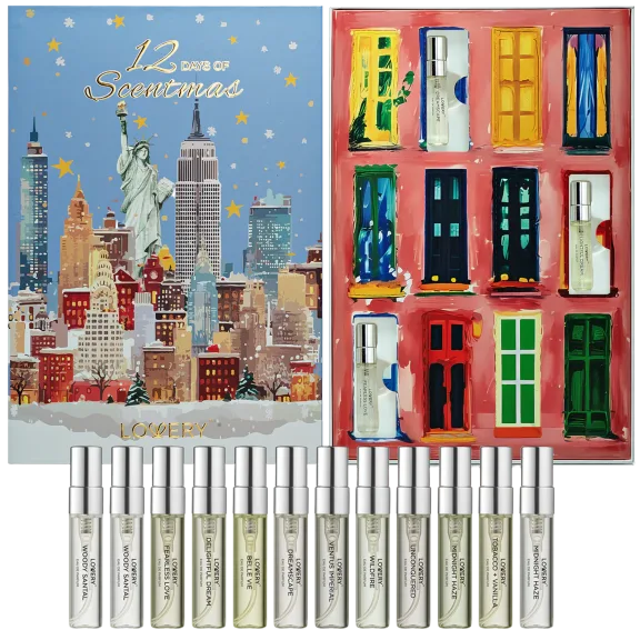 Lovery 12-Piece Advent Calendar Perfume Set