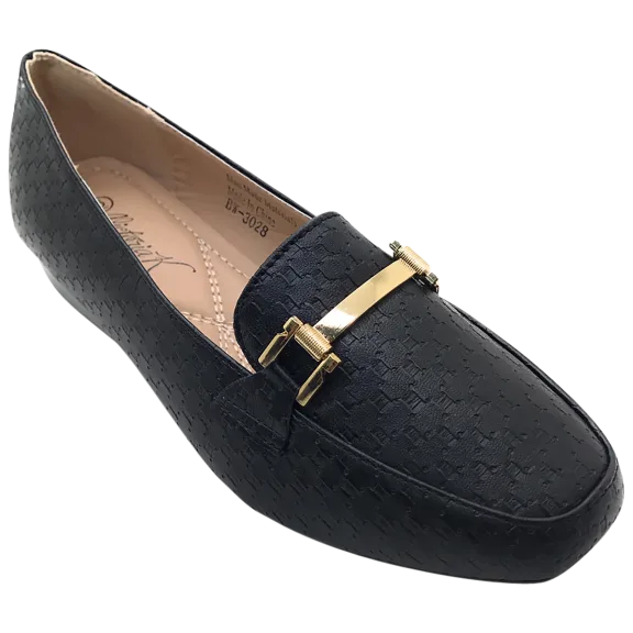 Victoria K. Women Fashion Low Wedge Weaved Texture Shoes