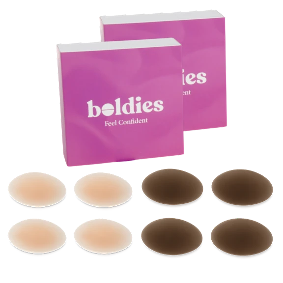 2-Pack: Boldies Adhesive Nipple Covers