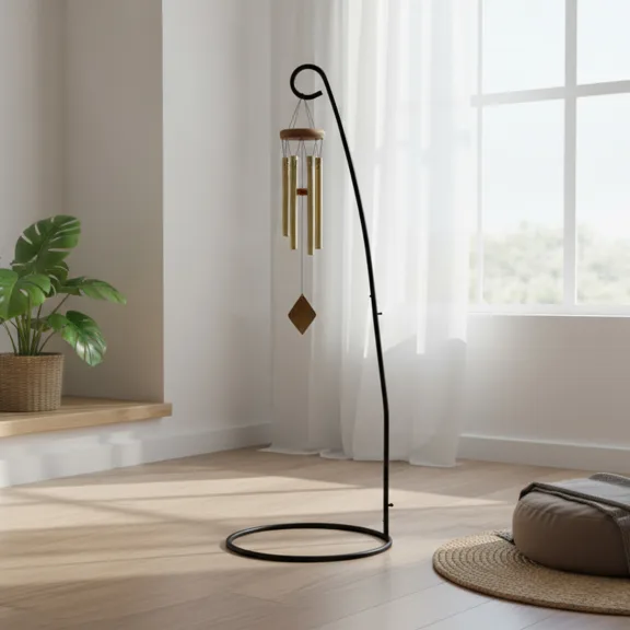 The Chime and Bell Metal Floor Stand