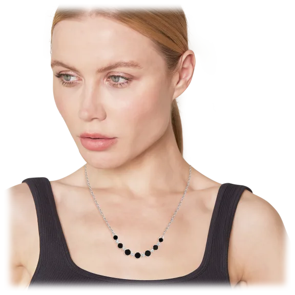 The Simulated Gemstone and Sapphire Necklace