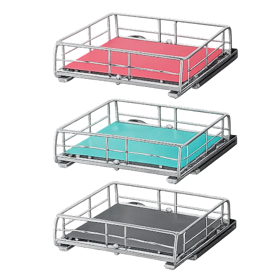 2-Pack: Pop-It Expanding Sliding Organizers with Liners