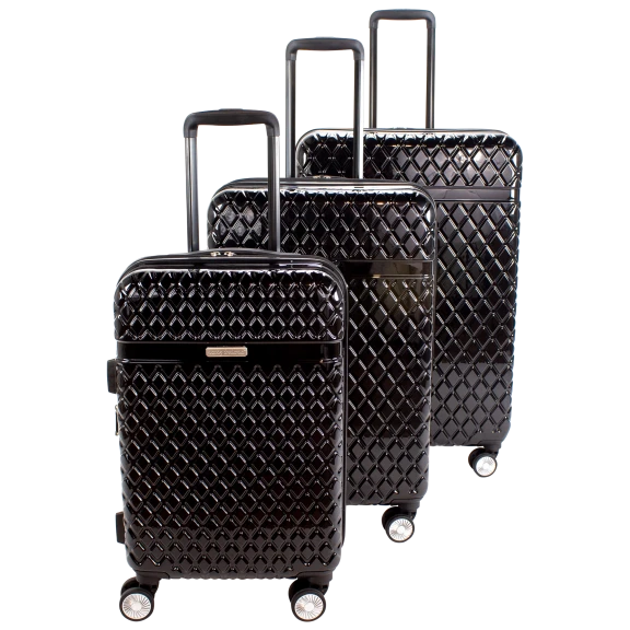 Kathy Ireland Yasmine Juego de Equipaje Rígido de 3 Piezas