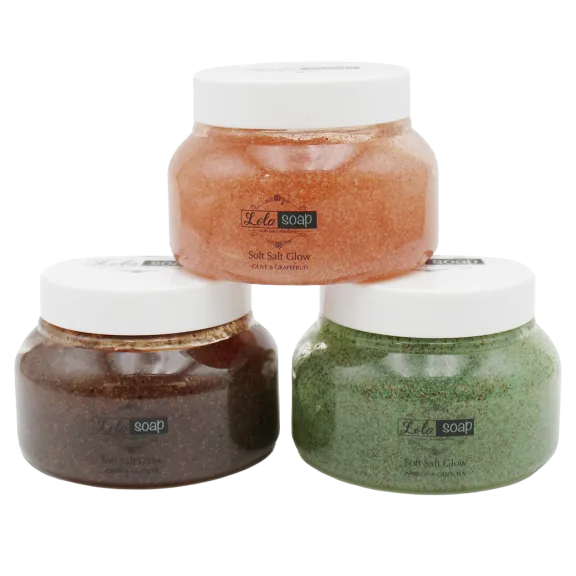 Lola Soap Soft Salt Scrub Trio