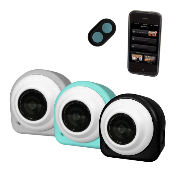 Poki Cam 1080p 8MP HD Mini WiFi Lifestyle Action Camera