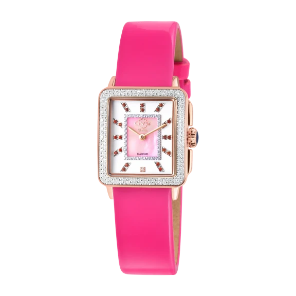 GV2 by Gevril Padova Gemstone Swiss-Made Quartz Diamond Watch for Women