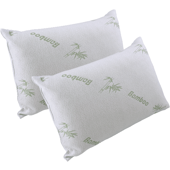 Bamboo Comfort Memory Foam Pillow with Removable Cover